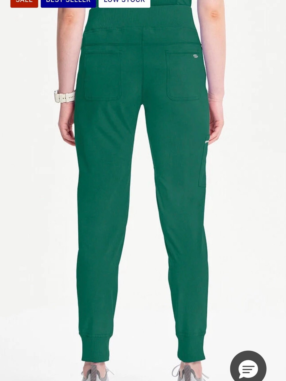 Cherokee Infinity Hunter Green Scrub Bottoms
